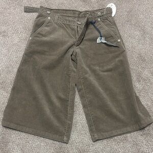 BCBGMaxAzria tan Corduroy culottes